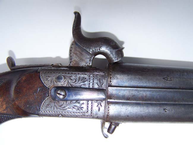 A fine Cased Pair of Over and Under Boxlock Percussion Pistols by John Blisset, London, c. 1840 — image 7